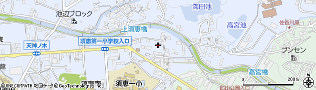 福岡県糟屋郡須惠町上須惠864周辺の地図