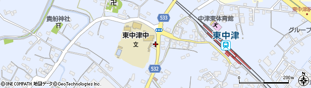 大分県中津市是則846周辺の地図