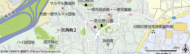 裏ノ門1号緑地周辺の地図