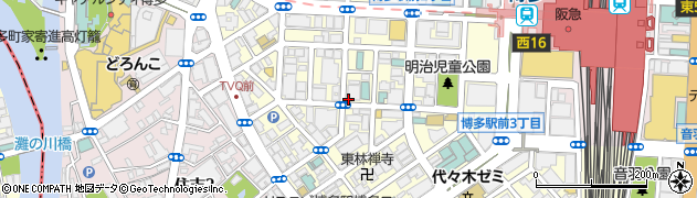 日本政策金融公庫　福岡支店中小企業事業周辺の地図