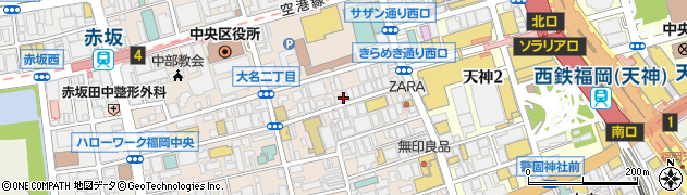 株式会社モントレ福岡周辺の地図