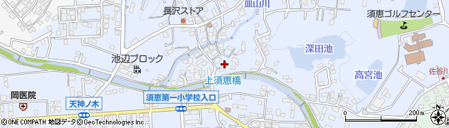 福岡県糟屋郡須惠町上須惠700周辺の地図