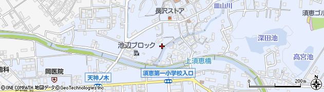 福岡県糟屋郡須惠町上須惠571周辺の地図