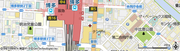 博多ステーションビル営業二課周辺の地図