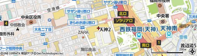 岩田屋本店周辺の地図