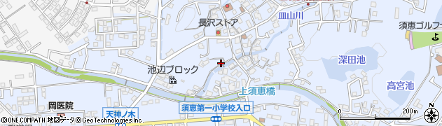 福岡県糟屋郡須惠町上須惠574周辺の地図