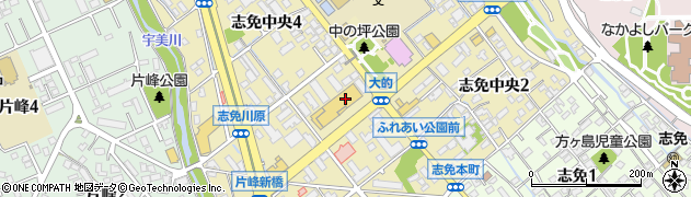 ゲオ志免店周辺の地図