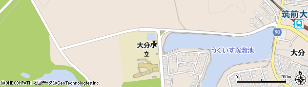 飯塚市立　大分児童クラブ周辺の地図
