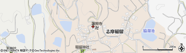 福岡県糸島市志摩稲留周辺の地図