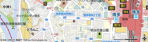 株式会社ロッテ免税店　福岡事務所周辺の地図