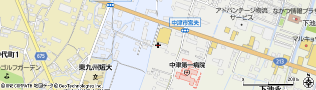 ヒマラヤ　中津店周辺の地図