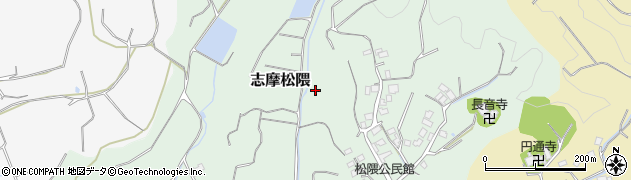 福岡県糸島市志摩松隈周辺の地図