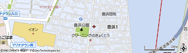 福岡県福岡市西区豊浜周辺の地図
