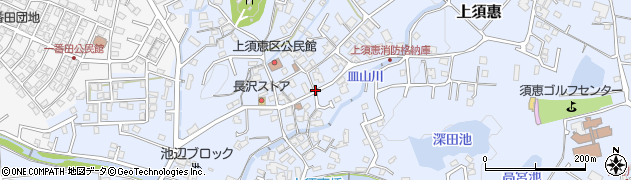 上須恵戸頃ふれあい会館周辺の地図