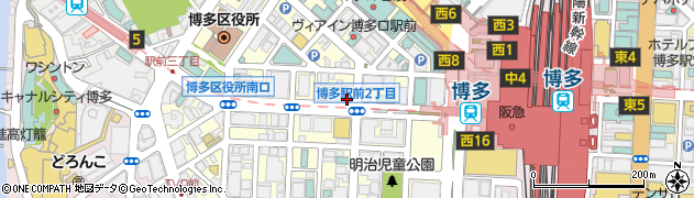 株式会社アパマンショップ　リーシング　博多駅前店周辺の地図