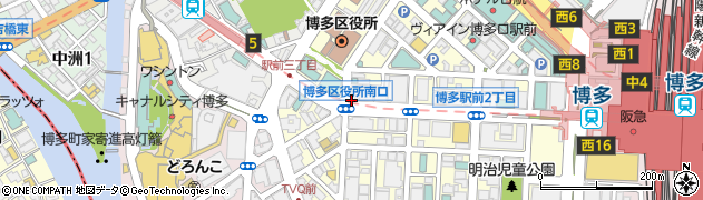 株式会社穴吹ハウジングサービス　福岡営業所周辺の地図