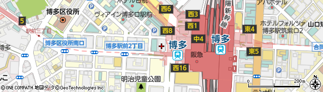 ＮＴＴ・ＴＣリース株式会社　リース事業‐新規リース、金融サービスの申込関係九州支店周辺の地図