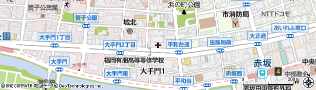株式会社九州ビルサービス福岡周辺の地図