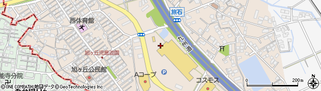 福岡県須惠町（糟屋郡）旅石周辺の地図