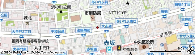 西日本シティ銀行赤坂門支店 ＡＴＭ周辺の地図