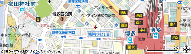 駅の花屋さん周辺の地図