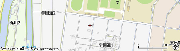 福岡県福岡市西区学園通周辺の地図