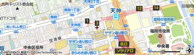 三菱電機ビルソリューションズ株式会社　九州支社福岡支店周辺の地図