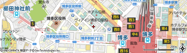 スルガ銀行福岡支店 ＡＴＭ周辺の地図