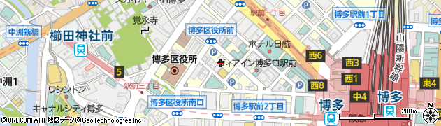 株式会社三好不動産　法人営業部博多営業グループ周辺の地図
