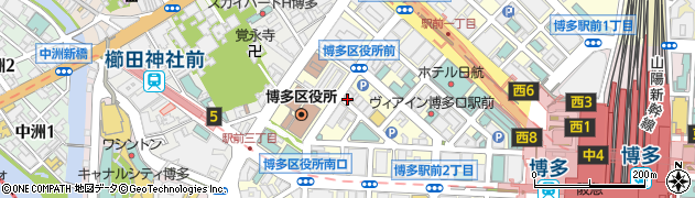 アイチテックサービス株式会社　福岡博多営業所周辺の地図