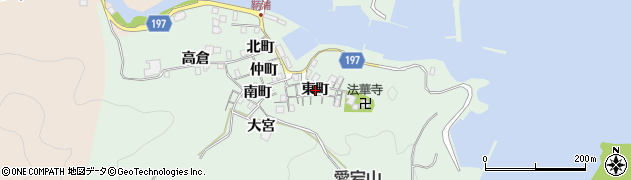 徳島県海陽町（海部郡）鞆浦（東町）周辺の地図