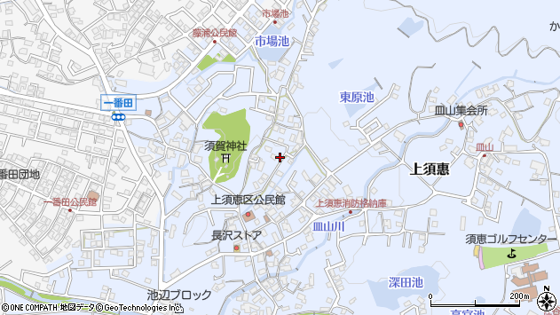 〒811-2114 福岡県糟屋郡須惠町上須惠の地図