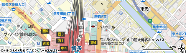 株式会社別大興産　博多筑紫口店周辺の地図