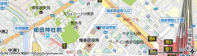 ベラミカ福岡店周辺の地図