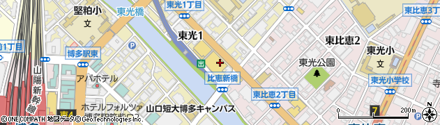 福岡トヨペット株式会社　本社経営管理部総務Ｇ周辺の地図