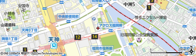 資格の学校ＴＡＣ福岡校周辺の地図