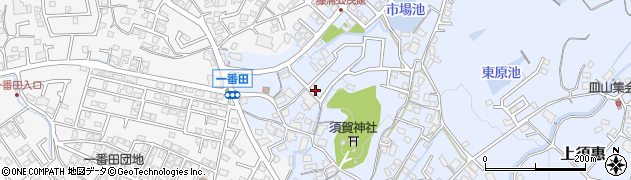 福岡県糟屋郡須惠町上須惠442周辺の地図