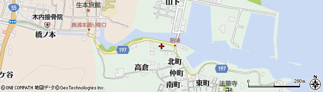 徳島県海陽町（海部郡）鞆浦（立岩）周辺の地図
