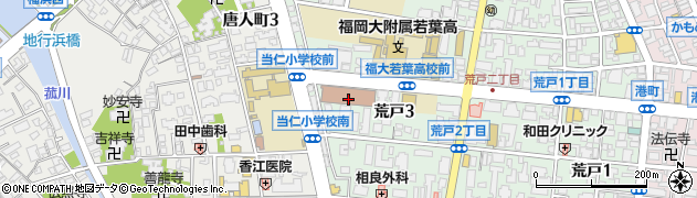 福岡市　ボランティアセンター周辺の地図