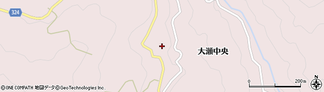 愛媛県喜多郡内子町大瀬中央750周辺の地図