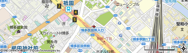 広島銀行福岡支店 ＡＴＭ周辺の地図