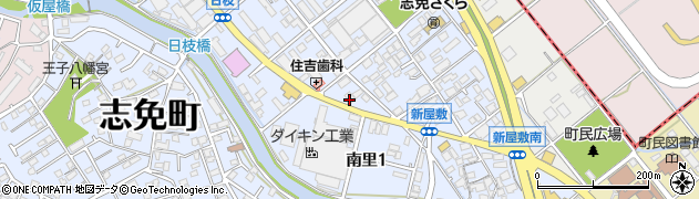 カギの１１０番志免・須恵・粕屋・篠栗・宇美受付周辺の地図