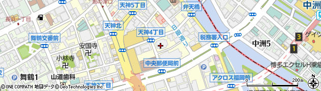 株式会社竹中土木　九州支店周辺の地図