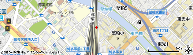 株式会社ジェイアール西日本福岡メンテック　博多駅事業所周辺の地図
