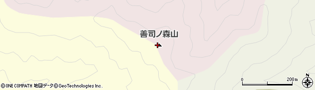 善司ノ森山周辺の地図