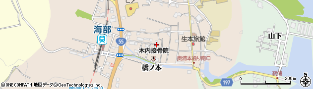 徳島県海部郡海陽町奥浦西分33周辺の地図
