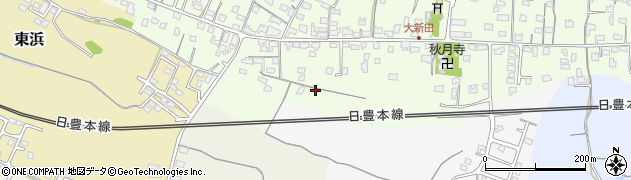 大分県中津市大新田1077周辺の地図