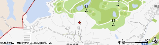 福岡県嘉穂郡桂川町中屋周辺の地図