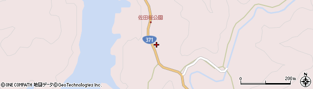 佐田警察官駐在所周辺の地図