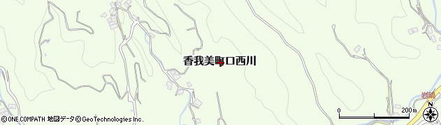高知県香南市香我美町口西川周辺の地図